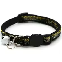 Adjustable Colorful Cat Collar with Bell