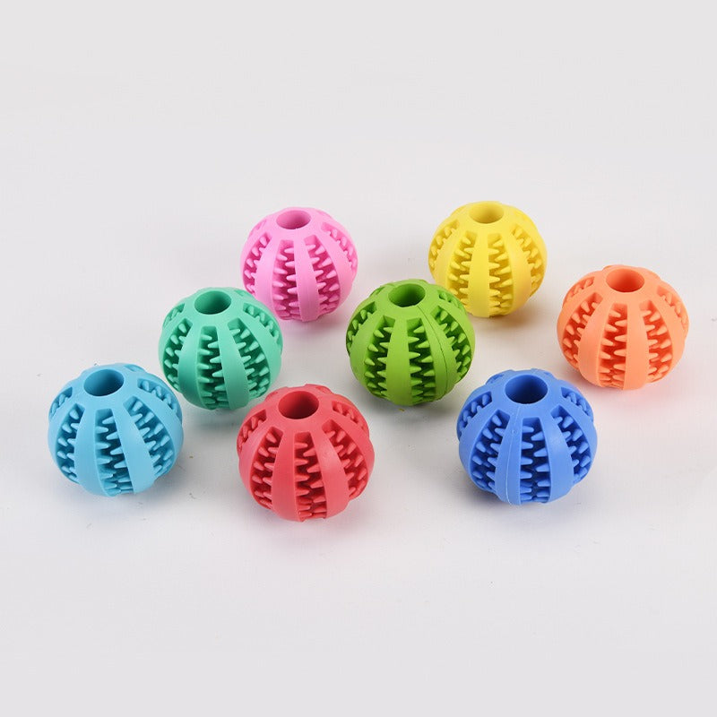 Rubber Dog Chew Ball Toy