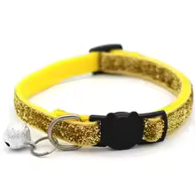 Adjustable Colorful Cat Collar with Bell