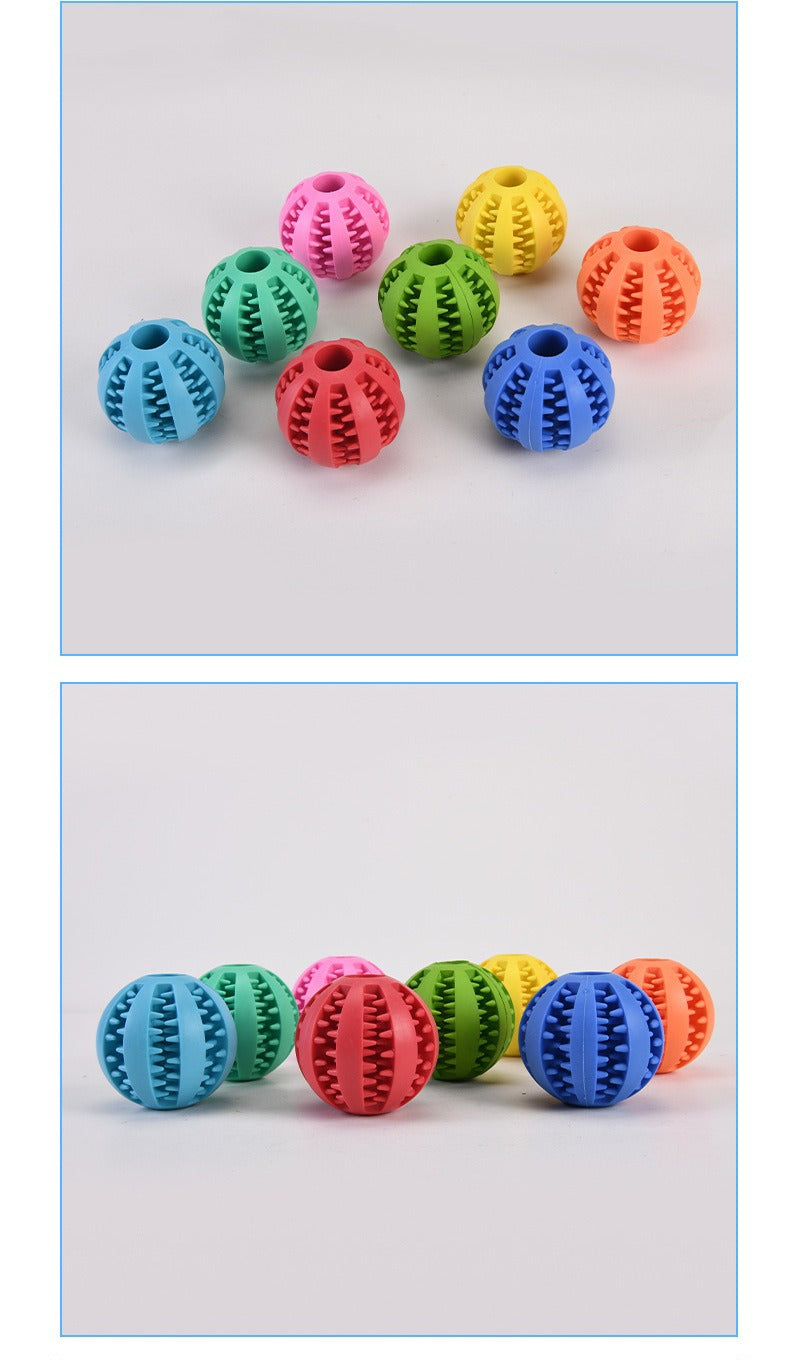 Rubber Dog Chew Ball Toy