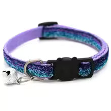 Adjustable Colorful Cat Collar with Bell